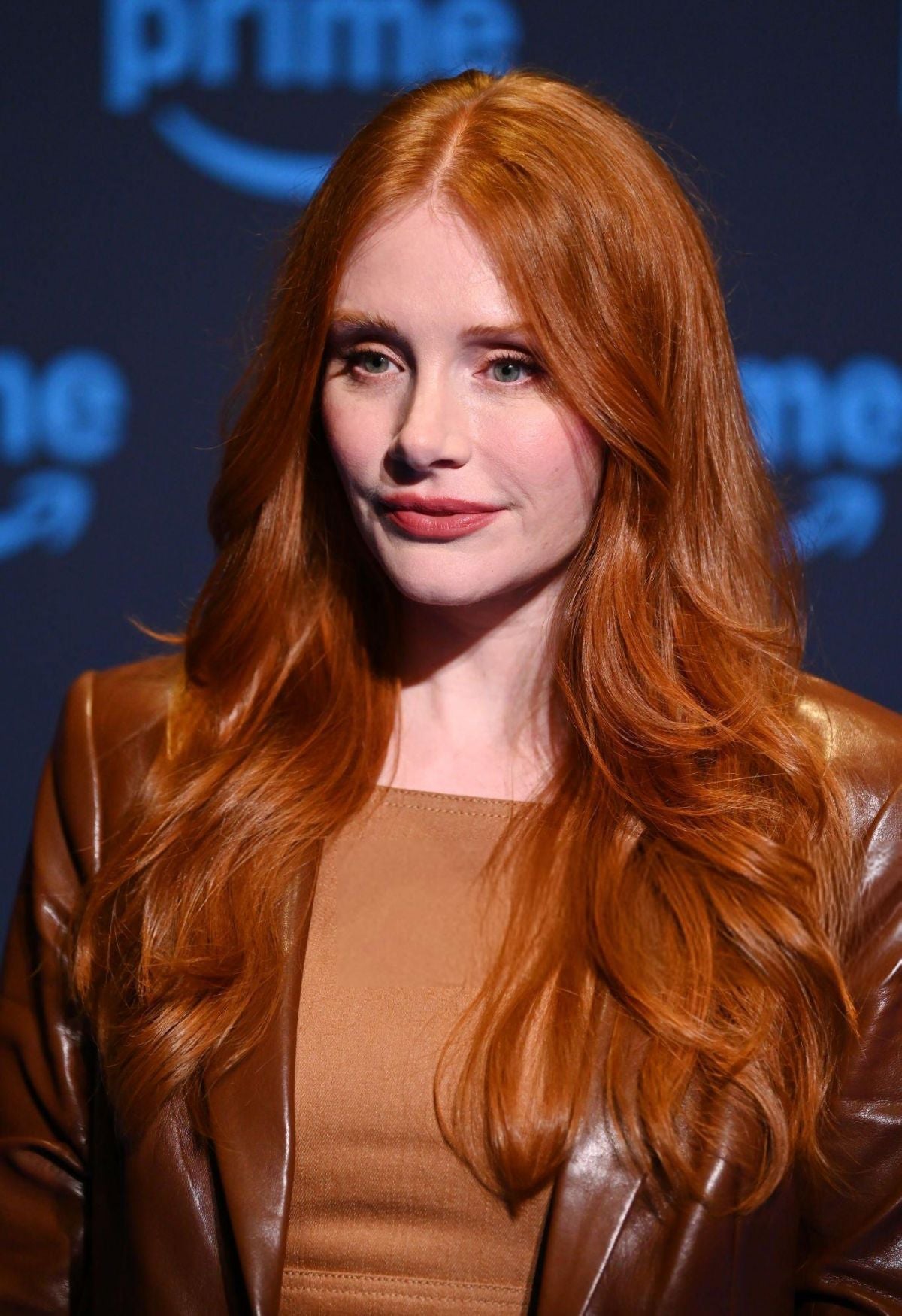 Bryce Dallas Howard Deep Cover Leather Blazer