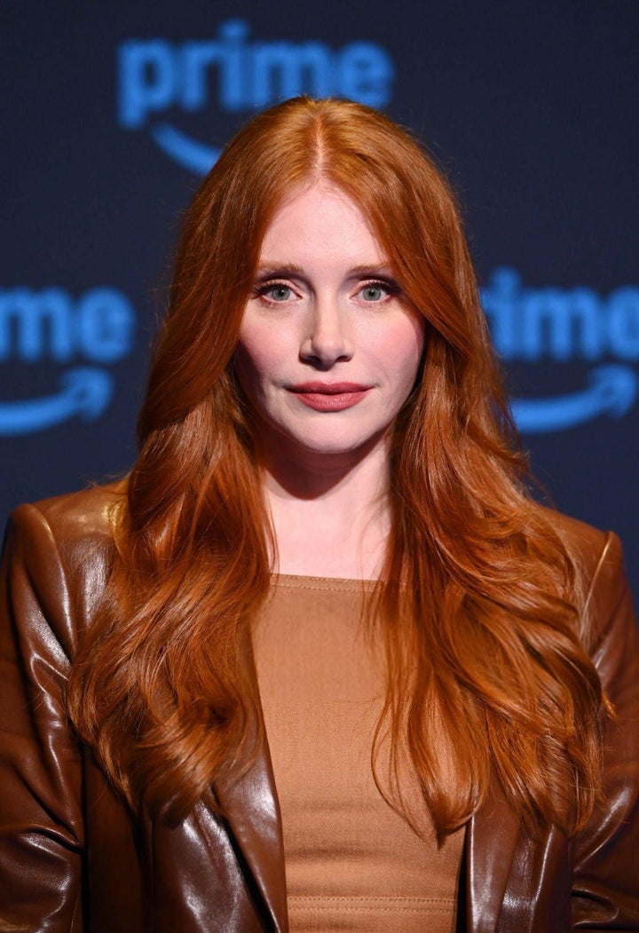 Bryce Dallas Howard Deep Cover Leather Blazer