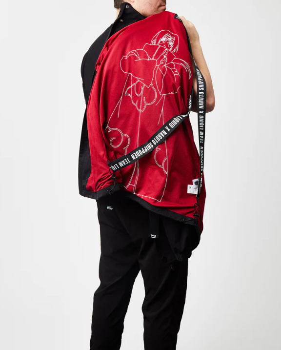 Liquid X Naruto Akatsuki Itachi Tech Jacket Double Sided