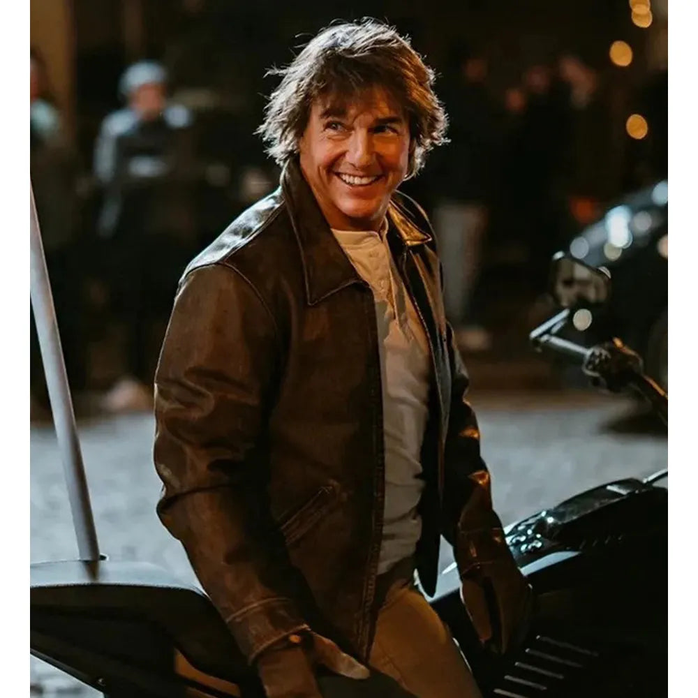 Tom Cruise Mission Impossible The Final Reckoning Leather Jacket