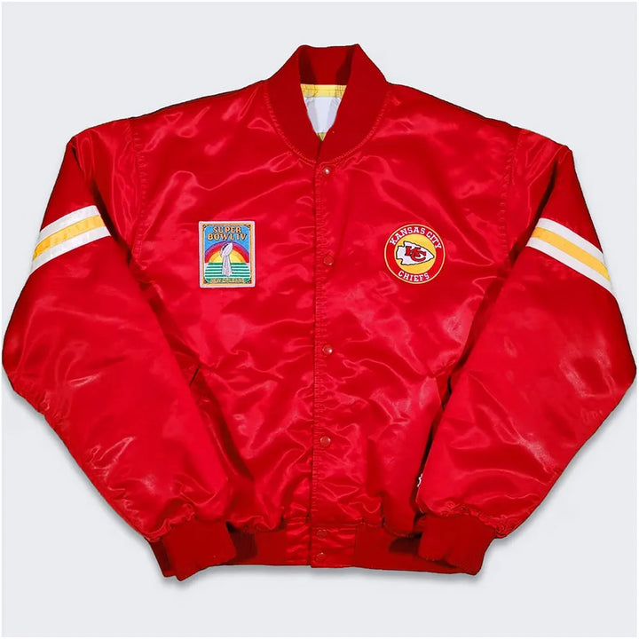 80's Kansas City Chiefs Red Bomber Jacket