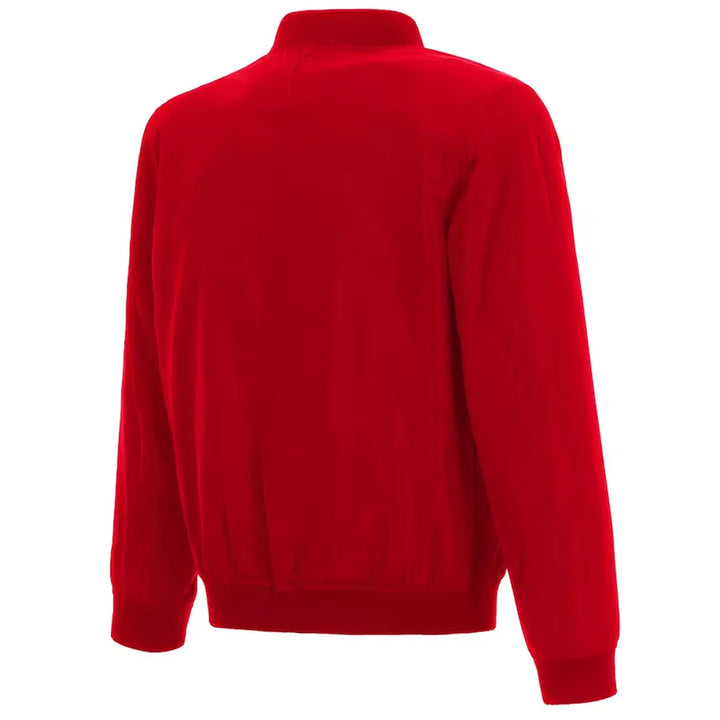 Kansas City Chiefs Red Nylon Bomber Jacket