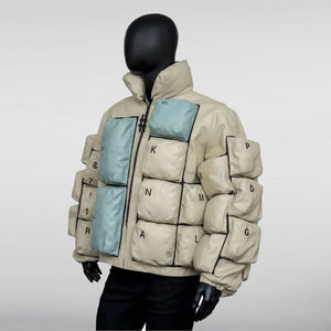 keyboard Puffer Jacket HNA Leather