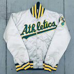 1980 Oakland Athletics Silver Bomber Jacket