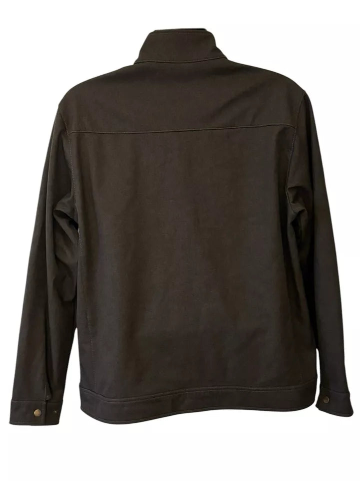Kirkland Costco Brown Zip Front Jacket