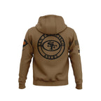 49ers Hoodie Salute to Service Hoodie, HNA Leather, Cotton Hoodie, 49ers-hoodie-salute-to-service-hoodie, Fleece Hoodie, hoodie, Pullover Hoodie, San Francisco, San Francisco Collection, San 