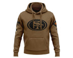 49ers Hoodie Salute to Service Hoodie, HNA Leather, Cotton Hoodie, 49ers-hoodie-salute-to-service-hoodie, Fleece Hoodie, hoodie, Pullover Hoodie, San Francisco, San Francisco Collection, San 