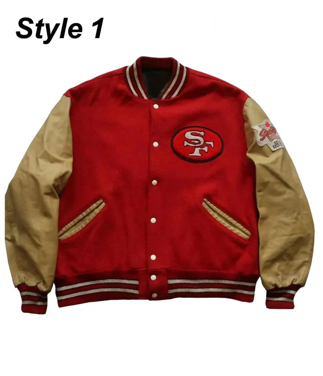 San Francisco 49ers Letterman Varsity Jacket