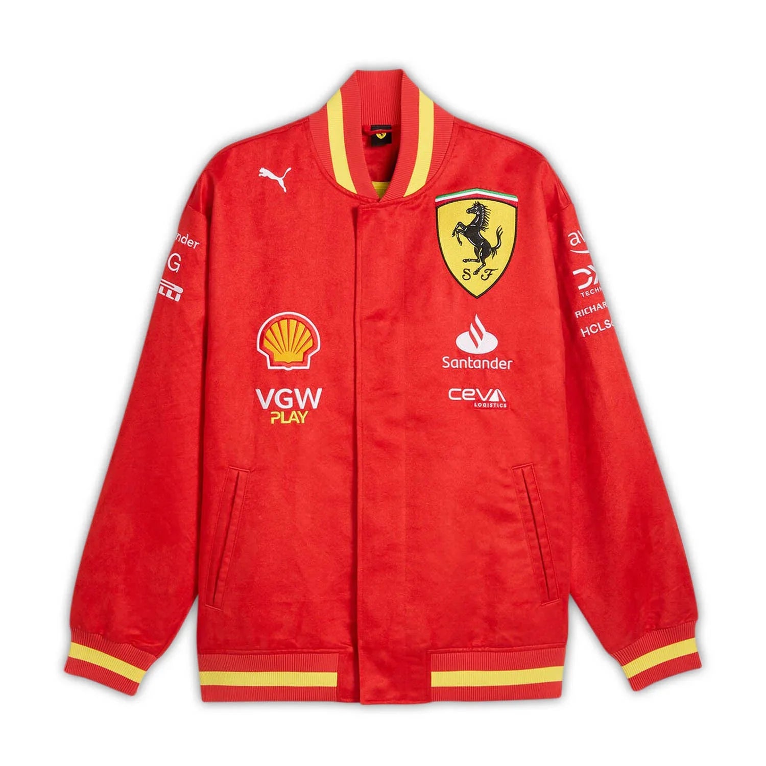 Ferrari Red Varsity Jacket