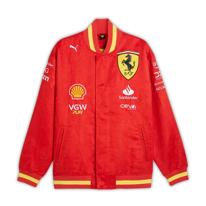 Ferrari Red Varsity Jacket