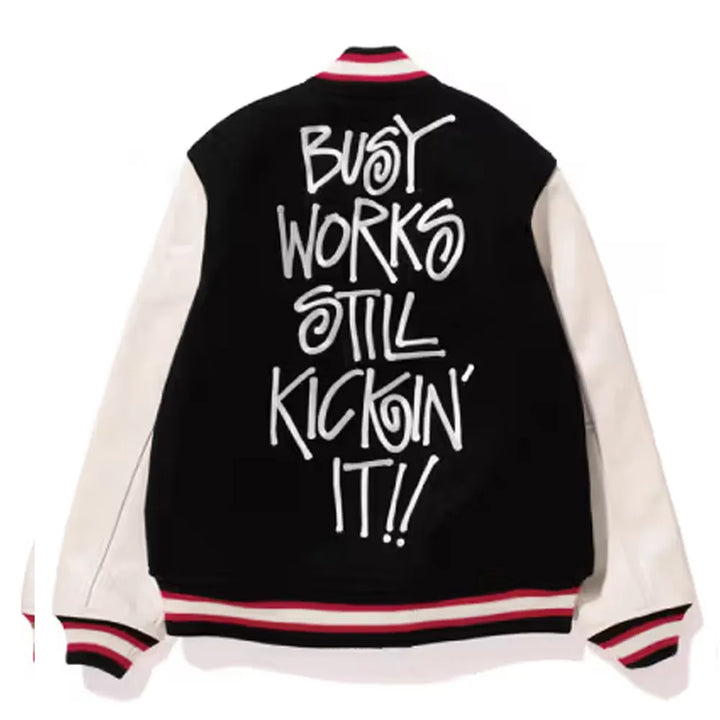 Stussy Bape Varsity Jacket