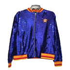 Bomber Houston Astros Sequin Blue Jacket